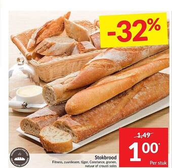 Intermarché Stokbrood aanbieding