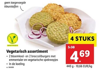 Lidl Vegetarisch assortiment aanbieding
