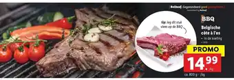 Lidl BBQ Belgische côte à l'os aanbieding