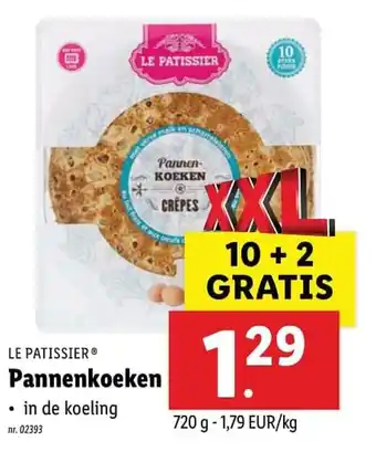 Lidl Le Patissier Pannenkoeken aanbieding