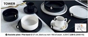 Cora Assiette plate - plat bord aanbieding