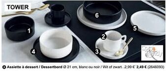 Cora Assiette à dessert - dessertbord aanbieding