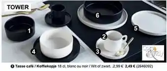 Cora Tasse café - koffiekopje aanbieding