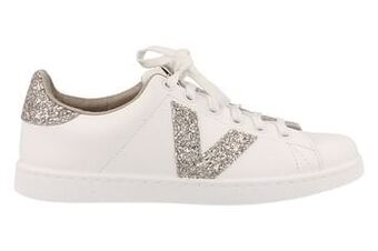 Berca Shoes Victoria Made in Spain Sneaker Laag Dames Nude - Wit aanbieding