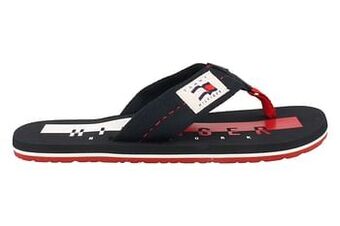 Berca Shoes Tommy Hilfiger Badslipper Heren Badge Beach Sandal - Blauw aanbieding