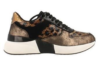 Berca Shoes La Strada Sneaker Laag Dames Trend Dierenprint - Zwart aanbieding