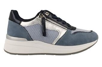Berca Shoes Sprox Sneaker Laag Dames - Blauw aanbieding