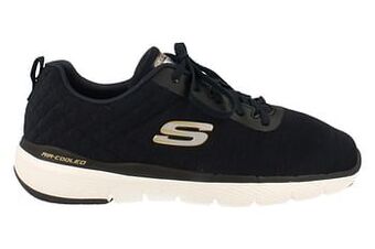 Berca Shoes Skechers Veterschoen Heren Air-Cooled Memory Foam - Blauw aanbieding