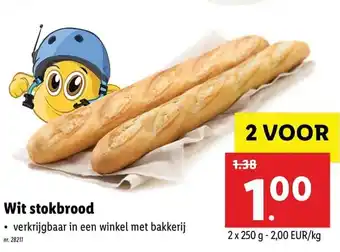 Stokbrood wit 2st
