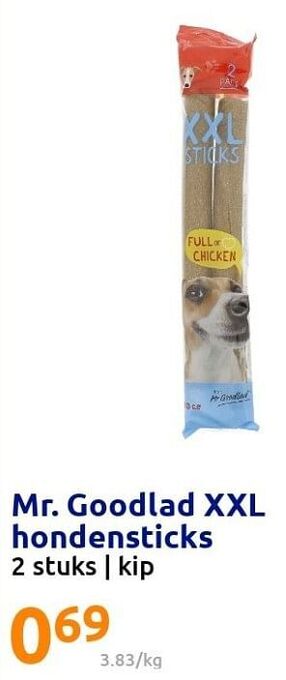 Action Mr. goodlad xxl hondensticks aanbieding