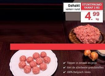 Buurtslagers Gehakt aanbieding