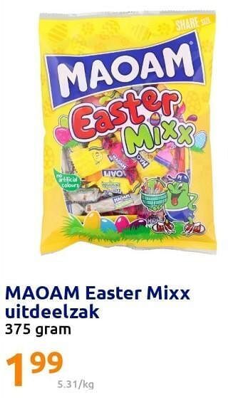 Maoam easter mixx uitdeelzak