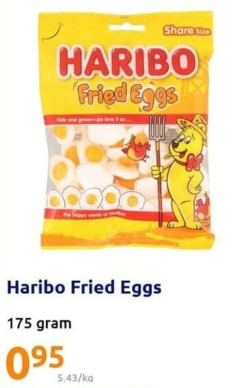Action Haribo fried eggs aanbieding