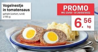 Buurtslagers Vogelnestje in tomatensaus aanbieding