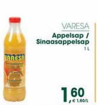 Prik en Tik Varesa Appelsap, Sinaasappelsap aanbieding