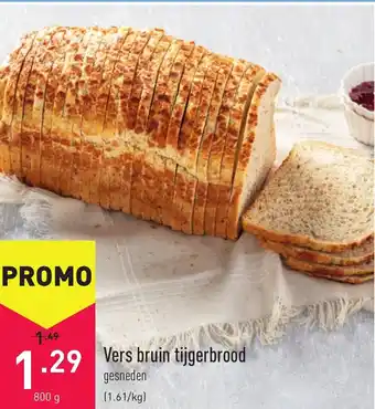 ALDI Vers bruin tijgerbrood 800gr aanbieding