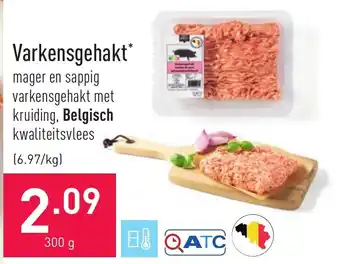 ALDI Varkensgehakt 300gr aanbieding