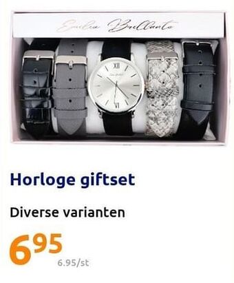 Action Horloge giftset aanbieding