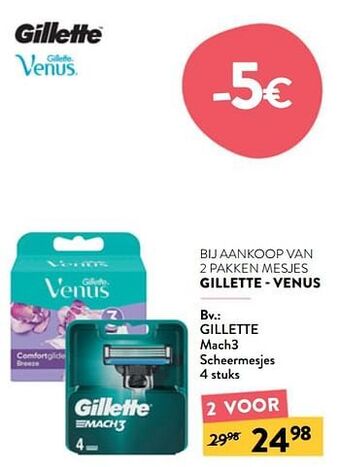 Gillette mach3 scheermesjes