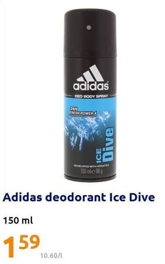Action Adidas deodorant ice dive aanbieding