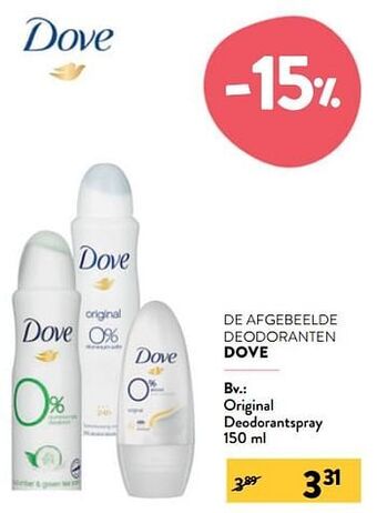 Di Original deodorantspray aanbieding