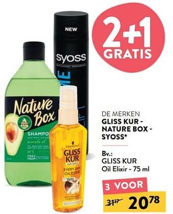 Di Gliss kur oil elixir aanbieding