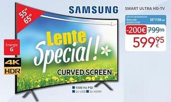 Eldi Samsung smart ultra hd-tv ue55tu8300wxxn aanbieding