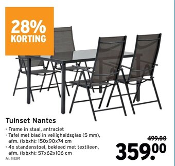 GAMMA Tuinset Nantes aanbieding