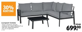 GAMMA Loungeset Cordoba aanbieding
