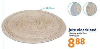 Action Jute vloerkleed aanbieding