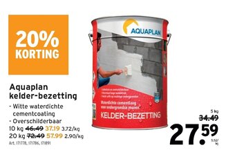 Aquaplan kelder-bezetting