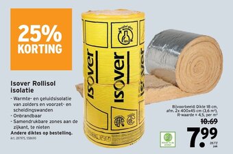 GAMMA Isover Rollisol isolatie aanbieding