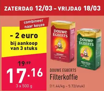 ALDI Douwe Egberts Filterkoffie aanbieding