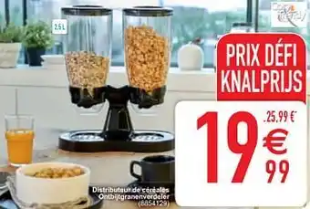 Cora Distributeur de céréales ontbijtgranenverdeler aanbieding
