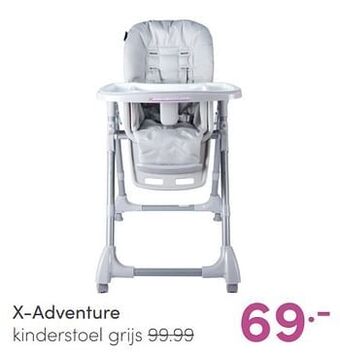 Baby & Tiener X-adventure kinderstoel grijs aanbieding