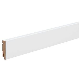 Kwantum Plint Mdf Robuust Wit aanbieding