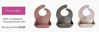 Baby & Tiener Bibs by mushie aanbieding