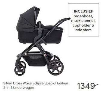 Baby & Tiener Silver cross wave eclipse special edition 2-in-1 kinderwagen aanbieding