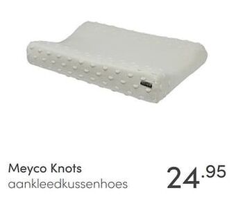 Baby & Tiener Meyco knots aankleedkussenhoes aanbieding