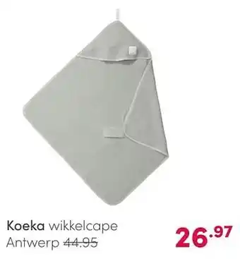Baby & Tiener Koeka wikkelcape antwerp aanbieding