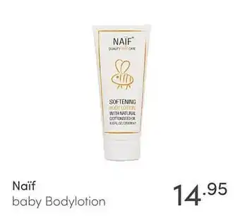 Baby & Tiener Naïf baby bodylotion aanbieding