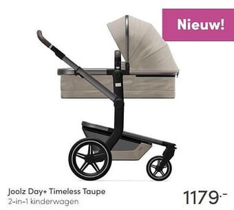 Baby & Tiener Joolz day+ timeless taupe 2-in-1 kinderwagen aanbieding