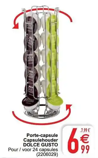 Cora Porte-capsule capsulehouder dolce gusto aanbieding