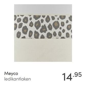 Baby & Tiener Meyco ledikantlaken aanbieding