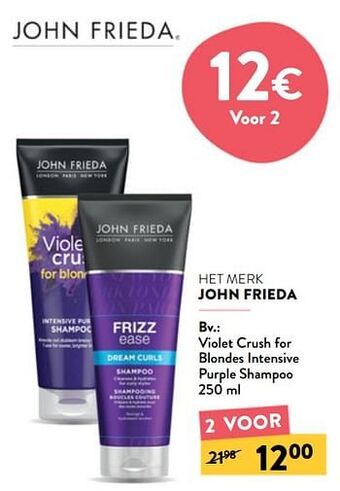 Di Violet crush for blondes intensive purple shampoo aanbieding