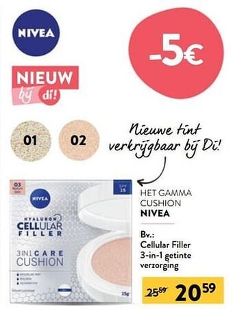 Cellular filler 3-in-1 getinte verzorging