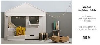 Baby & Tiener Woood bedstee huisie aanbieding