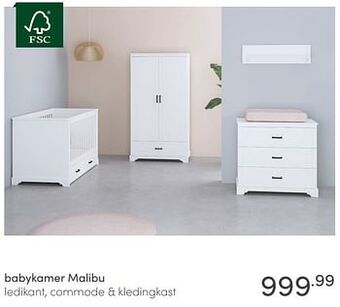 Baby & Tiener Babykamer malibu aanbieding