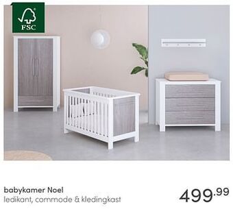 Baby & Tiener Babykamer noel aanbieding
