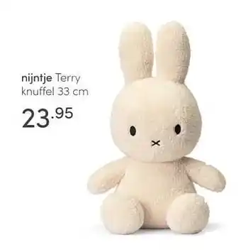 Baby & Tiener Nijntje terry knuffel aanbieding